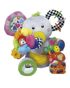 Погремушка с прорезывателем Важный слон JF039 Biba toys
