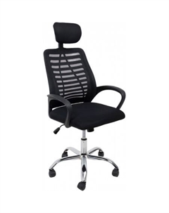 Офисное кресло Elon (ткань/сетка, черный+сетка-черный) Akshome