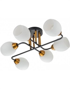 Люстра средней высоты Hope 1132/6P (Black) Escada