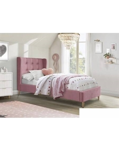Кровать Estella 90/200 (розовый) Halmar