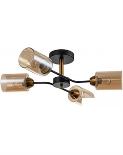 Припотолочная люстра Vertigo 1131/4P (Black/Gold) Escada