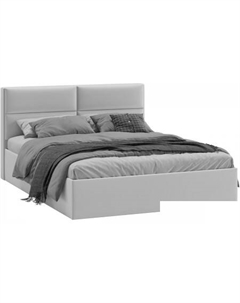 Кровать Глосс универсальный тип 1 с ПМ 160x200 (велюр Confetti Silver) Трия