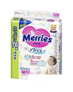 Подгузники M (76 шт) Merries