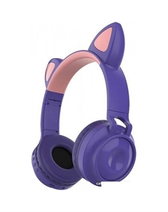Наушники Party Cat (фиолетовый) Qumo