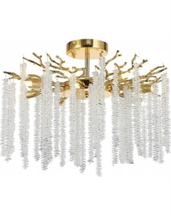 Подвесная люстра Шанти 07871-60PD.33 (золото) Kinklight