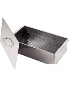 Коптильня 42x27x17.5 К2-0.8НП (0.8мм, нержавеющая сталь) Нпо кедр