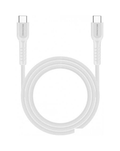 Кабель Flexstick Stream+ 30.329 USB Type-C - USB Type-C (1.5 м, белый) Atomic