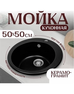 Кухонная мойка Linea (оникс) Saniteco