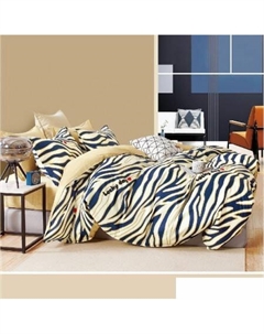 Постельное белье Сатин Creative 2сп с евро max простыней СК-199 Alleri