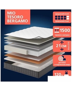 Матрас Bergamo 180x200 (джерси трикотаж) Mio tesoro