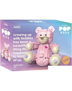 Конструктор Розовый Мишка Тэдди JK8133 Jaki