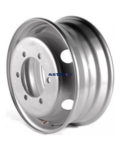 1711D 17.5x6.75" 6x205мм DIA 161мм ET 122мм Silver Asterro