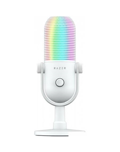 Проводной микрофон Seiren V3 Chroma Mercury White Razer