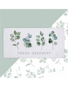 Полотенце Eucalyptus 5472925 (белый/зеленый/разноцветный) Этель