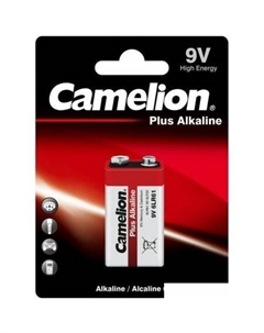 Батарейка 6LR61 Plus Alkaline BL-1 6LR61-BP1 1 шт Camelion
