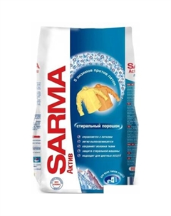 Стиральный порошок Актив Горная свежесть 800 г Sarma