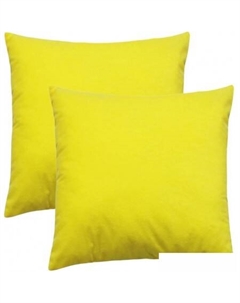Декоративная подушка Velours 57-161 (желтый, 2шт) Matex