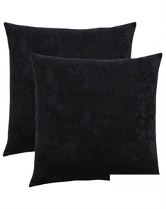 Декоративная подушка Velours 49-951 (2шт, черный) Matex