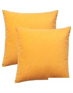 Декоративная подушка Velours 49-890 (2шт, горчичный) Matex