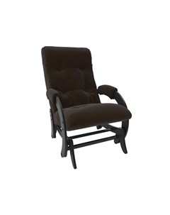 Кресло глайдер коричневый 59x97x88 см Комфорт