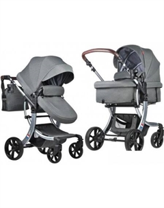 Универсальная коляска Original New Silver (2 в 1, темно-серый) Aimile