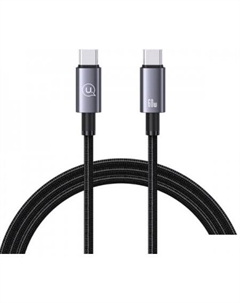 Кабель US-SJ661 USB Type-C - USB Type-C (1.2 м, черный) Usams