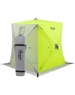 Палатка для зимней рыбалки Куб PR-ISC-150YLG (салатовый/серый) Premier fishing