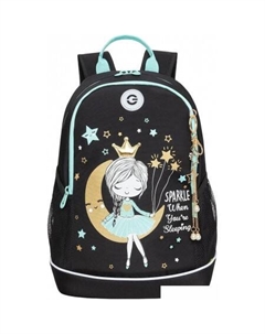 Школьный рюкзак RG-463-1 (черный/мятный) Grizzly