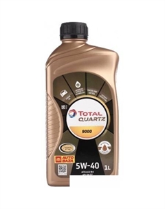 Моторное масло Quartz 9000 5W-40 SN/CF 1л Total