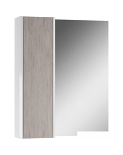 Шкаф с зеркалом Uno 60 (дуб серый) Домино