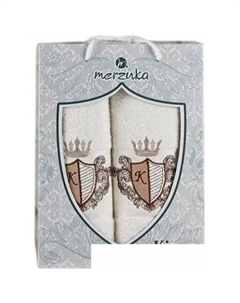 Набор полотенец 50x90/70x140 10544 (кремовый) Merzuka