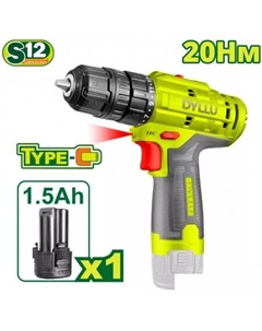 Дрель-шуруповерт DTCDS520 (с 1-им АКБ) Dyllu