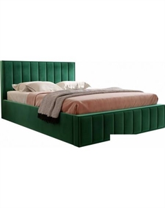 Кровать Вена Стандарт 140x200 (мора зеленый) Мебельград