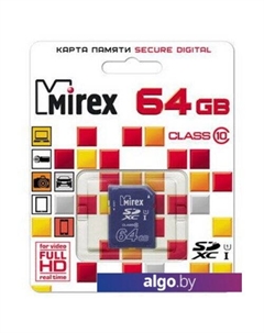 Карта памяти SDXC UHS-I (Class 10) 64GB (13611-SD10CD64) Mirex