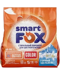 Стиральный порошок Smart FOX Color Горный эдельвейс / 190 001 Smart fox