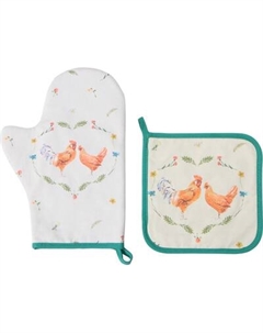 Набор прихваток Этель Курочка и петух / 9892057
