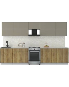 Кухонный гарнитур Интерлиния Мила Матте 3.4 Б