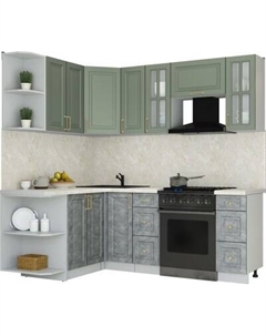 Кухонный гарнитур Интерлиния Мила Шато 1.5x2.1 LV