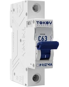 Выключатель автоматический 1П 63А 4.5кА C / TKE-PZ45-MCBI-1-63-C Tokov electric