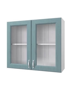 Шкаф навесной для кухни Горизонт Мебель Принцесса 80 с витриной Горизонт мебель