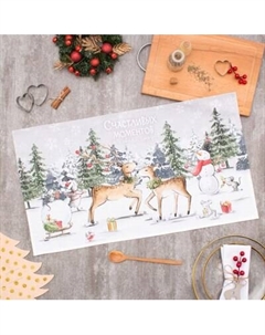 Полотенце Этель Праздник в лесу / 4389575