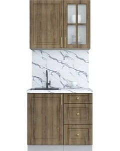 Кухонный гарнитур Интерлиния Мила Шато 0.9А