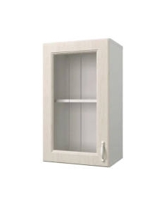 Шкаф навесной для кухни Горизонт Мебель Принцесса 40 с витриной Горизонт мебель