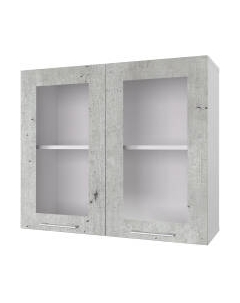 Шкаф навесной для кухни Горизонт Мебель Оптима 80 Витрина Горизонт мебель