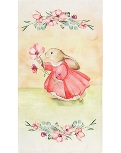 Полотенце Этель Зайчик с цветком / 10226793