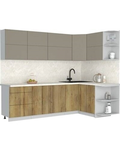 Кухонный гарнитур Интерлиния Мила Матте 1.5x2.6 А PR