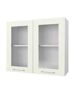 Шкаф навесной для кухни Горизонт Мебель Оптима 80 Витрина Горизонт мебель