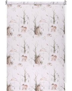 Рулонная штора Franc Gardiner Print Лесные друзья медведи, день 70х160 / 9403219010 Franc gardiner