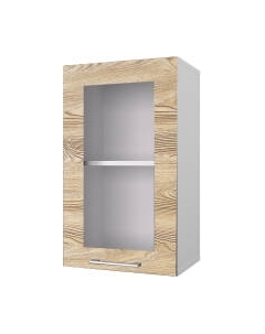Шкаф навесной для кухни Горизонт Мебель Оптима 40 с витриной Горизонт мебель