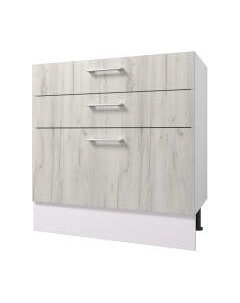 Шкаф-стол кухонный Горизонт Мебель Европа 80 3 ящика Горизонт мебель